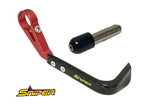 SNIPER スナイパー カーボンブレーキレバーガード レッド 汎用17-19mm カタログ品番：P103-1806 メーカー品番：SP0097R_17