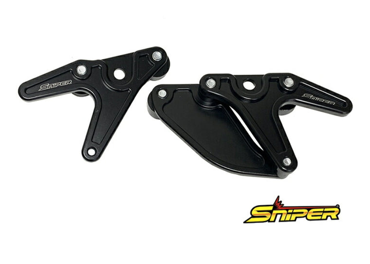 SNIPER スナイパー レーシングスタンドフック ブラック Ninja ZX-25R 20 スプロケットガード付 カタログ品番：P103-1977 メーカー品番：SP0099BK