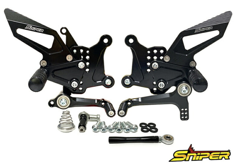 SNIPER スナイパー バックステップ ブラック ストリート用 NINJA ZX-25R SE クイックシフター装着車対応 カタログ品番：P103-2189 メーカー品番：SP0102QBK