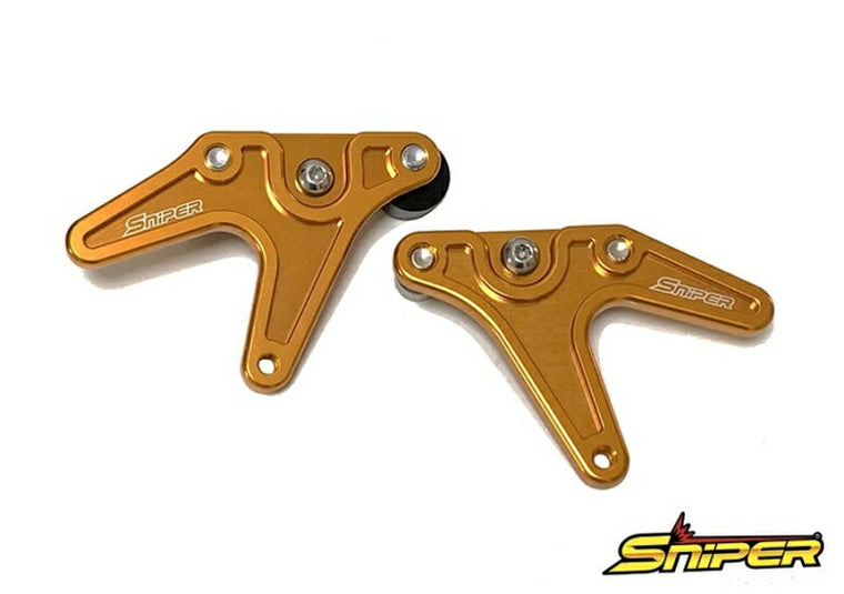 SNIPER スナイパー レーシングスタンドフック ゴールド YZF-R25 YZF-R3 MT-25 MT-03 カタログ品番：P104-0432 メーカー品番：SP0113GD
