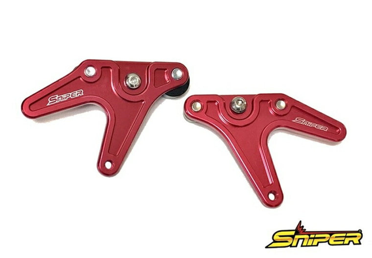SNIPER スナイパー レーシングスタンドフック レッド YZF-R25 YZF-R3 MT-25 MT-03 カタログ品番：P104-0433 メーカー品番：SP0113R