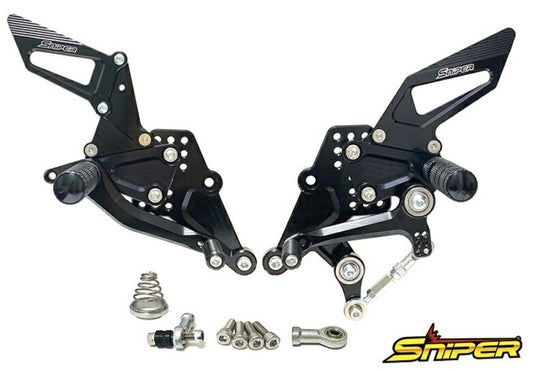 SNIPER スナイパー バックステップ ブラック CBR250RR MC51 20-クイックシフター装着車 カタログ品番：P104-0426 メーカー品番：SP0114BK