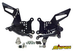 SNIPER スナイパー バックステップ ブラック レース NINJA ZX-25R SE クイックシフター装着車対応 カタログ品番：P104-6938 メーカー品番：SP0116BK