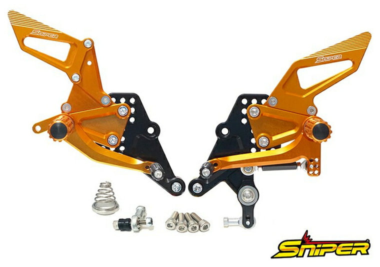 SNIPER スナイパー バックステップ ゴールド レース CBR250RR 20 クイックシフター装着車 カタログ品番：P105-4858 メーカー品番：SP0117QGD