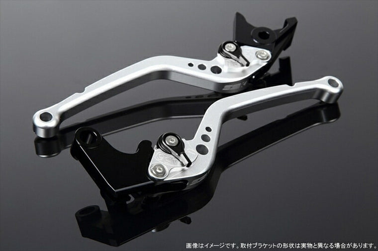 エスエスケイ スピードラ｜アジャストレバー スタンダード ロング Mシルバー/Mブラック FORZA MF06/MF08/MF10/FORZA Si MF12｜LVBM005SR-BK