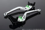 エスエスケイ スピードラ｜アジャストレバー スタンダード ロング Mシルバー/Mグリーン FORZA MF06/MF08/MF10/FORZA Si MF12｜LVBM005SR-GN
