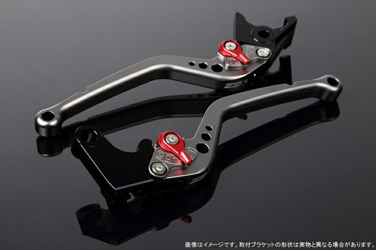 エスエスケイ スピードラ｜アジャストレバー スタンダード ロング Mチタン/Mレッド FORZA MF06/MF08/MF10/FORZA Si MF12｜LVBM005TM-RD