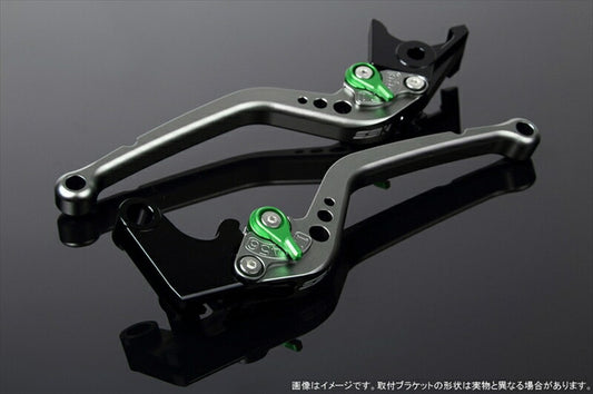 エスエスケイ スピードラ｜アジャストレバー スタンダード ロング Mチタン/Mグリーン FORZA MF06/MF08/MF10/FORZA Si MF12｜LVBM005TM-GN
