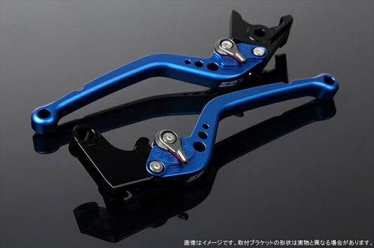 エスエスケイ スピードラ｜アジャストレバー スタンダード ロング Mブルー/Mチタン FORZA MF06/MF08/MF10/FORZA Si MF12｜LVBM005BE-TM