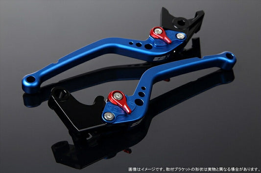 エスエスケイ スピードラ｜アジャストレバー スタンダード ロング Mブルー/Mレッド FORZA MF06/MF08/MF10/FORZA Si MF12｜LVBM005BE-RD