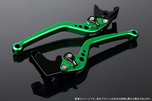 エスエスケイ スピードラ｜アジャストレバー スタンダード ロング Mグリーン/Mブラック FORZA MF06/MF08/MF10/FORZA Si MF12｜LVBM005GN-BK