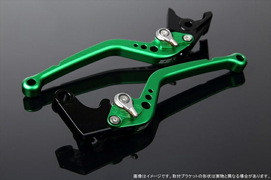 エスエスケイ スピードラ｜アジャストレバー スタンダード ロング Mグリーン/Mシルバー FORZA MF06/MF08/MF10/FORZA Si MF12｜LVBM005GN-SR
