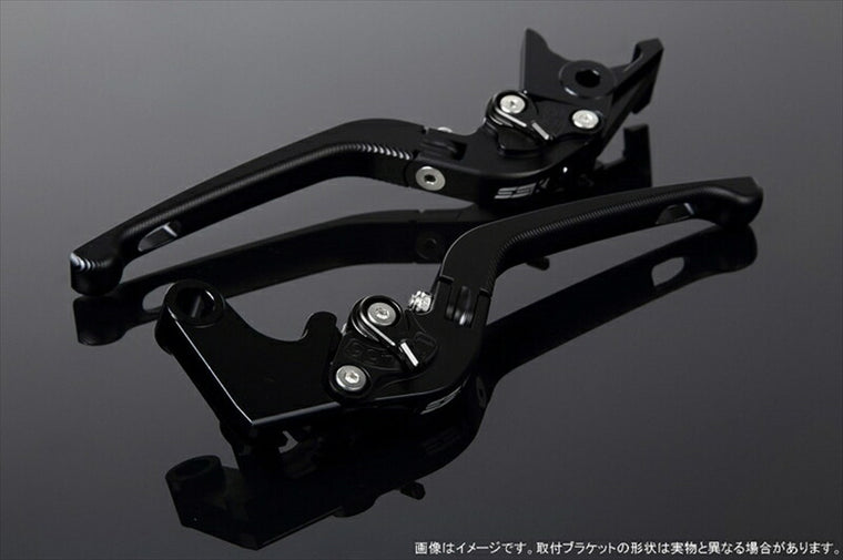 エスエスケイ スピードラ｜アジャストレバー 3D可倒式 Mブラック/Mブラック Monkey125 GROM/MSX125 13-16 CBR250R MC41｜LVDM003BK-BK