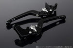 エスエスケイ スピードラ｜アジャストレバー 3D可倒式 Mブラック/Mシルバー Monkey125 GROM/MSX125 13-16 CBR250R MC41｜LVDM003BK-SR