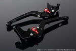 エスエスケイ スピードラ｜アジャストレバー 3D可倒式 Mブラック/Mレッド Monkey125 GROM/MSX125 13-16 CBR250R MC41｜LVDM003BK-RD