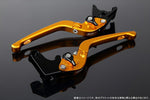 エスエスケイ スピードラ｜アジャストレバー 3D可倒式 Mゴールド/Mブラック Monkey125 GROM/MSX125 13-16 CBR250R MC41｜LVDM003GD-BK