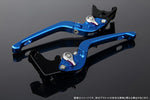 エスエスケイ スピードラ｜アジャストレバー 3D可倒式 Mブルー/Mシルバー Monkey125 GROM/MSX125 13-16 CBR250R MC41｜LVDM003BE-SR