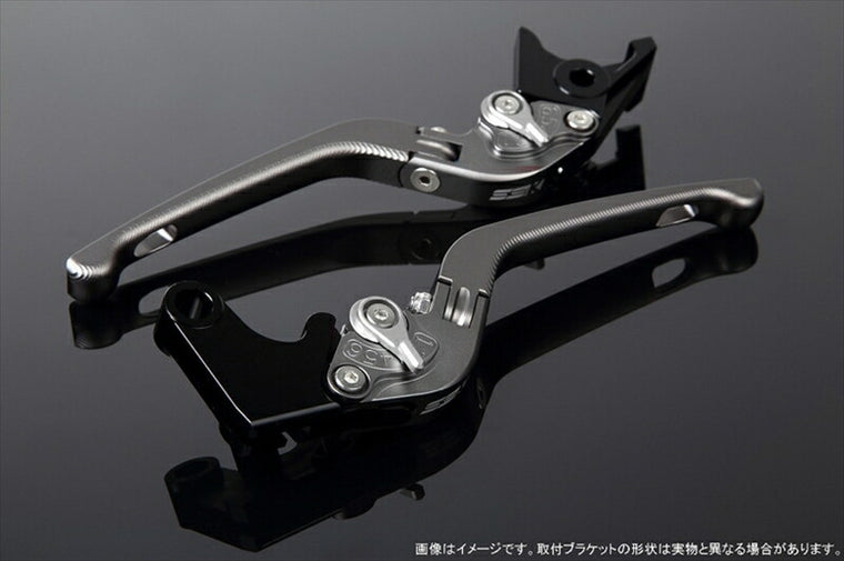 SPEEDRA アジャストレバー 3D可倒式 Mチタン／Mシルバー NINJA1000 17-2018 Z1000 17-18 Z900RS LVDM028TM-SR