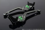 SPEEDRA アジャストレバー 3D可倒式 Mチタン／Mグリーン NINJA1000 17-2018 Z1000 17-18 Z900RS LVDM028TM-GN