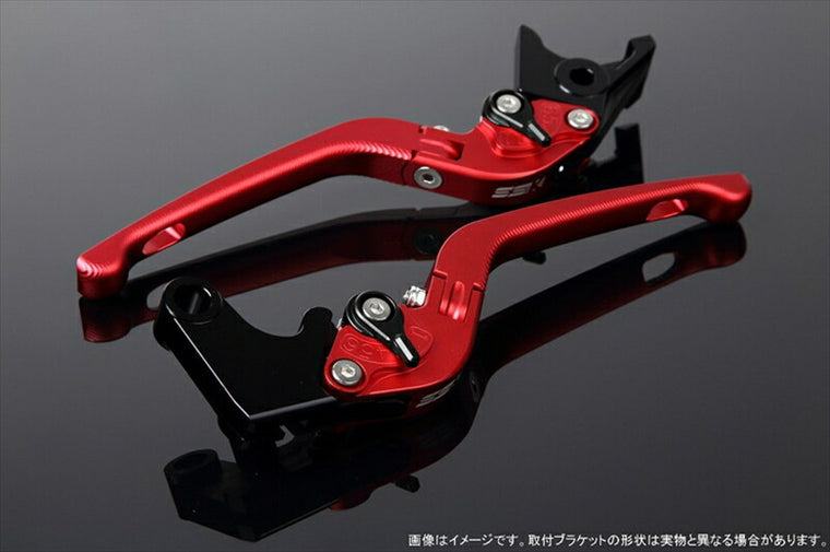 SPEEDRA アジャストレバー 3D可倒式 Mレッド／Mブラック NINJA1000 17-2018 Z1000 17-18 Z900RS LVDM028RD-BK