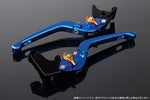 SPEEDRA アジャストレバー 3D可倒式 Mブルー／Mゴールド NINJA1000 17-2018 Z1000 17-18 Z900RS LVDM028BE-GD