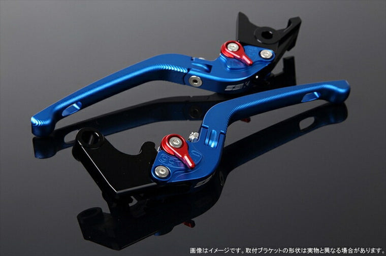 SPEEDRA アジャストレバー 3D可倒式 Mブルー／Mレッド NINJA1000 17-2018 Z1000 17-18 Z900RS LVDM028BE-RD