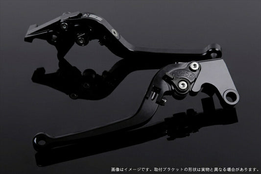 SPEEDRA アジャストレバー スタンダード可倒式 ブラック／ブラック NINJA1000 17-18 Z1000 17-18 Z900RS KA0406969-BK