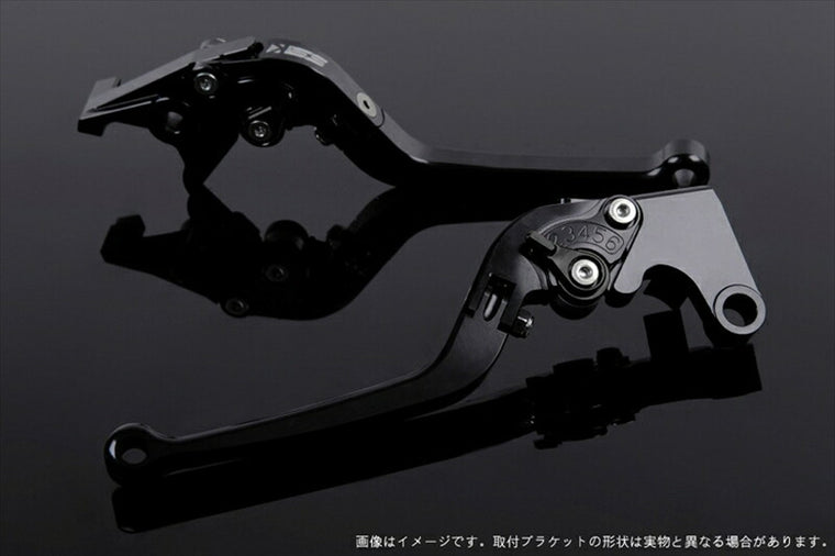 SPEEDRA アジャストレバー スタンダード可倒式 ブラック／ブラック NINJA1000 17-18 Z1000 17-18 Z900RS KA0406969-BK