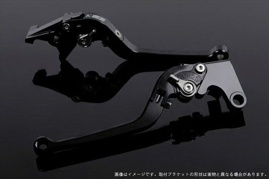SPEEDRA アジャストレバー スタンダード可倒式 ブラック／チタン NINJA1000 17-18 Z1000 17-18 Z900RS KA0406969-TM