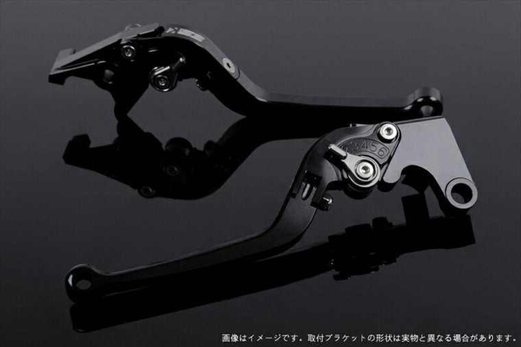 SPEEDRA アジャストレバー スタンダード可倒式 ブラック／チタン NINJA1000 17-18 Z1000 17-18 Z900RS KA0406969-TM