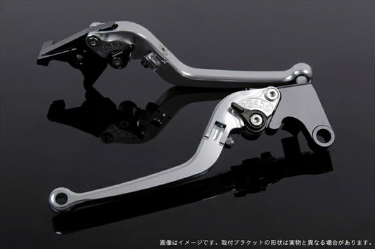 SPEEDRA アジャストレバー スタンダード可倒式 シルバー／ブラック NINJA1000 17-18 Z1000 17-18 Z900RS KA0406970-BK