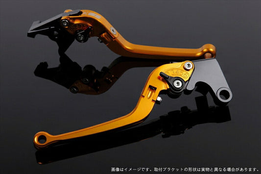 SPEEDRA アジャストレバー スタンダード可倒式 ゴールド／ブラック NINJA1000 17-18 Z1000 17-18 Z900RS KA0406971-BK