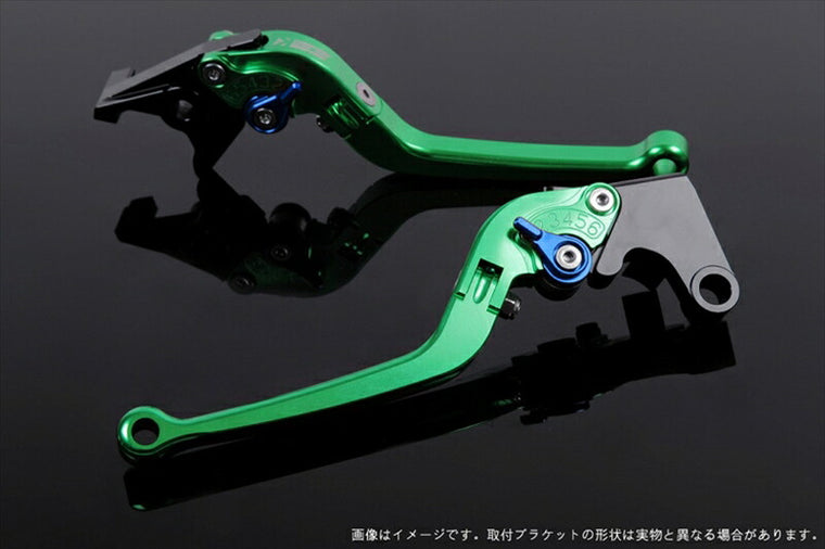 SPEEDRA アジャストレバー スタンダード可倒式 グリーン／ブルー NINJA1000 17-18 Z1000 17-18 Z900RS KA0406975-BE