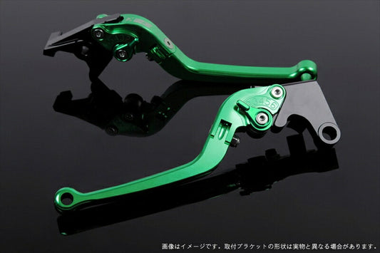 SPEEDRA アジャストレバー スタンダード可倒式 グリーン／グリーン NINJA1000 17-18 Z1000 17-18 Z900RS KA0406975-GN