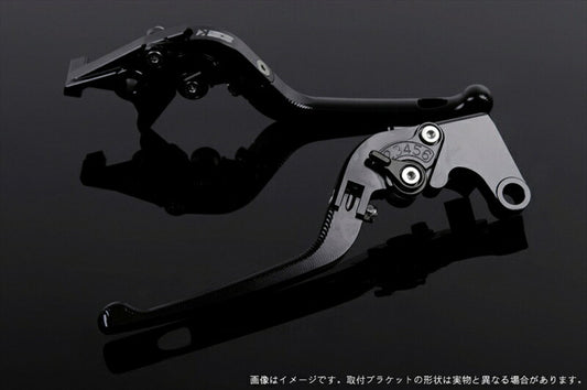 SPEEDRA アジャストレバー 3D可倒式 ブラック／ブラック NINJA1000 17-18 Z1000 17-18 Z900RS KA0406990-BK