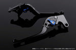 SPEEDRA アジャストレバー 3D可倒式 ブラック／ブルー NINJA1000 17-18 Z1000 17-18 Z900RS KA0406990-BE