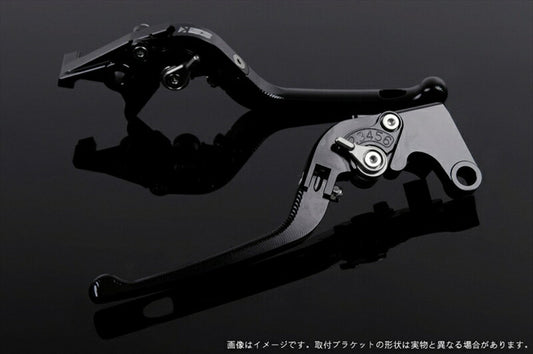 SPEEDRA アジャストレバー 3D可倒式 ブラック／チタン NINJA1000 17-18 Z1000 17-18 Z900RS KA0406990-TM
