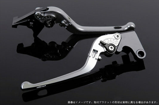 SPEEDRA アジャストレバー 3D可倒式 シルバー／ブラック NINJA1000 17-18 Z1000 17-18 Z900RS KA0406991-BK