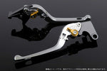 SPEEDRA アジャストレバー 3D可倒式 シルバー／ゴールド NINJA1000 17-18 Z1000 17-18 Z900RS KA0406991-GD