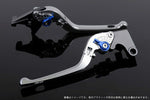 SPEEDRA アジャストレバー 3D可倒式 シルバー／ブルー NINJA1000 17-18 Z1000 17-18 Z900RS KA0406991-BE