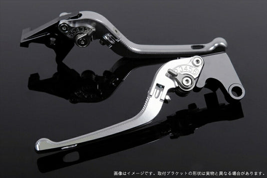 SPEEDRA アジャストレバー 3D可倒式 シルバー／チタン NINJA1000 17-18 Z1000 17-18 Z900RS KA0406991-TM