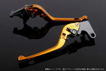 SPEEDRA アジャストレバー 3D可倒式 ゴールド／ブラック NINJA1000 17-18 Z1000 17-18 Z900RS KA0406992-BK