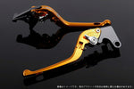 SPEEDRA アジャストレバー 3D可倒式 ゴールド／シルバー NINJA1000 17-18 Z1000 17-18 Z900RS KA0406992-SR