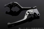 SPEEDRA アジャストレバー 3D可倒式 チタン／ブラック NINJA1000 17-18 Z1000 17-18 Z900RS KA0406995-BK