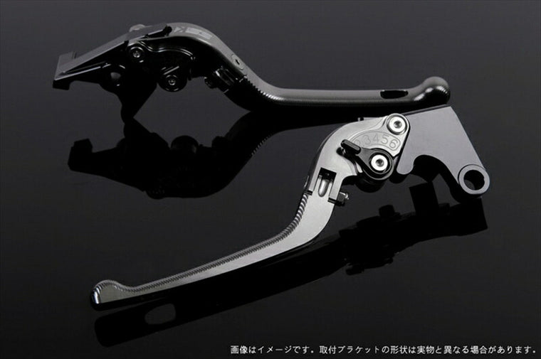 SPEEDRA アジャストレバー 3D可倒式 チタン／ブラック NINJA1000 17-18 Z1000 17-18 Z900RS KA0406995-BK