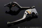SPEEDRA アジャストレバー 3D可倒式 チタン／ゴールド NINJA1000 17-18 Z1000 17-18 Z900RS KA0406995-GD