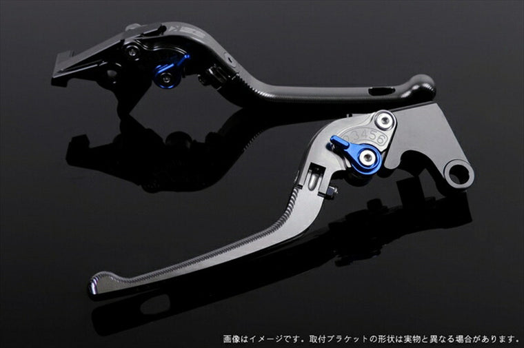 SPEEDRA アジャストレバー 3D可倒式 チタン／ブルー NINJA1000 17-18 Z1000 17-18 Z900RS KA0406995-BE
