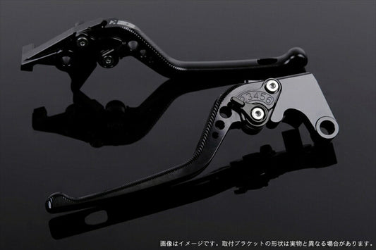 SPEEDRA アジャストレバー 3D ロング ブラック／ブラック NINJA1000 17-18 Z1000 17-18 Z900RS KA0406997-BK