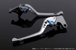 SPEEDRA アジャストレバー 3D ロング シルバー／ブルー NINJA1000 17-18 Z1000 17-18 Z900RS KA0406998-BE