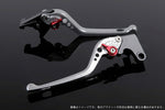SPEEDRA アジャストレバー 3D ロング シルバー／レッド NINJA1000 17-18 Z1000 17-18 Z900RS KA0406998-RD